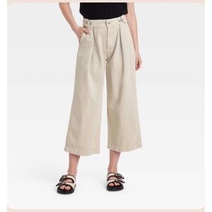 Wide Leg two way trousers universal thread target size 12 NWT (two pairs!)